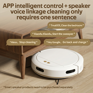 Robot Vacuum <b>Cleaner</b>, App Remote Control, Quiet Operation, Auto Return Charging for Hardwood Floor & Carpet Cleaning - Product Image 5