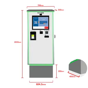 Sistema di parcheggio con codice a barre terminale chiosco di pagamento Self-Service per sistema di parcheggio Stack cancello automatico Cash Wash Truck parcheggio automatico