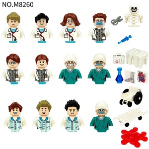 22 Styles de figurines de construction de personnages professionnels de la <span class=keywords><strong>ville</strong></span>, ensemble de jouets créatifs à collectionner pour enfants, en stock, livraison rapide - Product Image 1