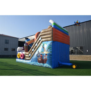 23ft Commercial Inflatable <b>Pirate</b> Slide with Bouncer Dry for Inflatable Slide Inflatable Bouncer - Product Image 1