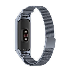 สายรัดข้อมืออัจฉริยะ Jmetec พร้อมกรอบกันกระแทก สายโลหะแบบมิลานีส สายนาฬิกาแม่เหล็ก สำหรับ Xiaomi <span class=keywords><strong>Mi</strong></span> <span class=keywords><strong>Band</strong></span> 5 <span class=keywords><strong>6</strong></span> - Product Image 5