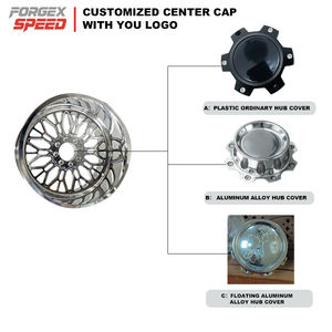 Jantes de voiture Forgex 24x14 26x12 28x12 8x6.5 8x180 8x170 à lèvre profonde, roues forgées pour F250 F350 Ford Silverado 2500 3500 Sierra Ram gmc - Product Image 5