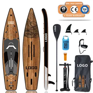 Planches gonflables planche de surf longboard tout rond gonflable capote planche de surf