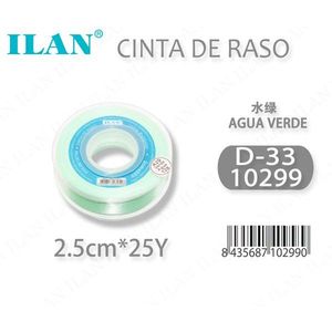 Nastro in Raso Ilan 2,5cm 25Y Verde Acqua D33 - Product Image 3