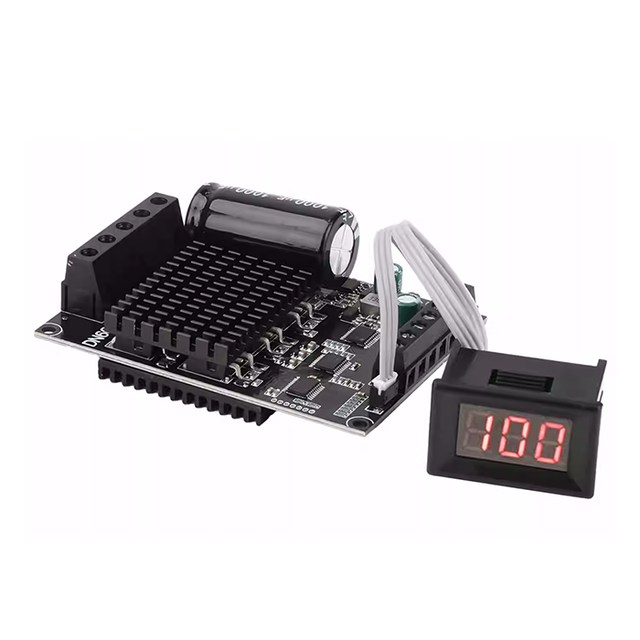 DC 6-72V 15A Digital Display DC Brushless Motor Driver Forward and Reverse Three-Phase Airplane ESC Water Pump Fan Controller