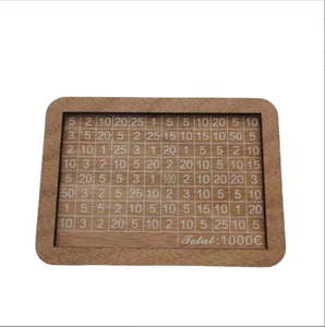 Coffre-fort en bois avec tirelire de comptoir pour stocker et organiser vos fonds - Product Image 6