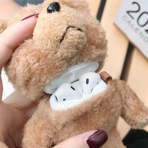 Funda protectora 3d con dibujos de oso de peluche para apple Pro, funda protectora suave para airpods 1 2 - Product Image 5
