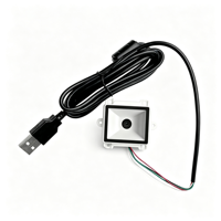 Lecteur de codes-barres 1D/2D QR haute vitesse intégré AD333 640x480 USB TTL232 RS232 pour borne de vente, billetterie, terminal libre-service, TPV