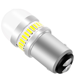 S25 <span class=keywords><strong>1156</strong></span> 1157 Ba15d Led <span class=keywords><strong>Bulb</strong></span> BAY15D 1157 LED 4014 24smd LED phanh ánh sáng bóng đèn P21W 1157 3157 7443 3030 LED tín hiệu lần lượt DJ056-1157 - Product Image 2