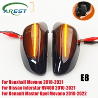Feux clignotants dynamiques à LED pour Renault Master MK3 2010-2023 Pour VAUXHALL OPEL MOVANO Pour NISSAN NV400
