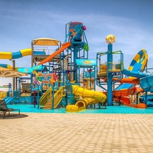 Équipement de parc aquatique à taille personnalisée Amazing <span class=keywords><strong>Fantasy</strong></span> Water House Toboggan en fibre de verre pour aire de jeux aquatiques - Product Image 2