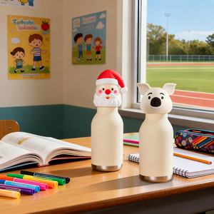 <span class=keywords><strong>กระติก</strong></span>น้ำสุญญากาศสแตนเลสลายการ์ตูนสัตว์น่ารัก 450 มล. ป้องกันการรั่วซึม สำหรับเด็กกลับไปโรงเรียน - Product Image 4