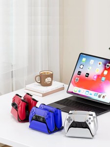 Base de Carga Rápida Dual para PS5 Pro, Cargador para Controles <span class=keywords><strong>DualSense</strong></span>/Slim con Indicador LED - Product Image 6