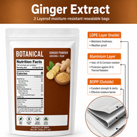 Gemberwortel Extract Poeder Gestandaardiseerde Gingerol 5% OEM ODM Private Label Aangepaste Doseringen Groothandel Fabriek