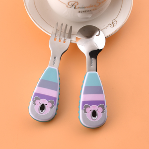 Juego de <span class=keywords><strong>Cubiertos</strong></span> de Dibujos Animados para Niños, Juego de <span class=keywords><strong>Cubiertos</strong></span> de Acero Inoxidable con Estuche - Product Image 2