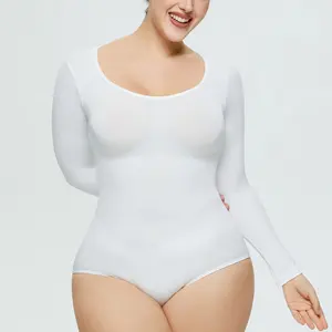 Skim Sculpting Shapewear Body de alta compresión Ultra Slim cuerpo completo Tanga Body Shaper para mujeres Control de barriga