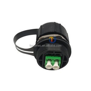 Conector De Fibra Óptica Impermeable ODVA LC Deplex Bulkhead Adaptador Exterior IP67 Para FTTA 5G RRU BBU - Product Image 3