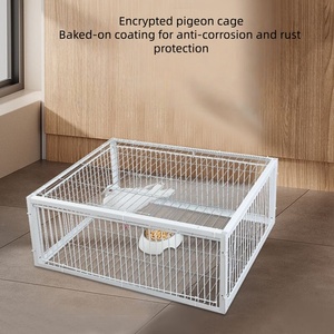 USMILEPET Meilleure vente Cage à pigeons de course en fer pour oiseaux de compagnie Cage d'assemblage facile et pliable pour perroquets Pigeons <span class=keywords><strong>Nichoir</strong></span> de haute qualité - Product Image 3