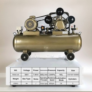 Máy nén khí các nhà sản xuất im lặng Piston loại máy nén áp suất không khí bán 180L 8bar 7.5KW - Product Image 5