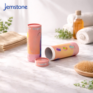 Empaque de Cartón Redondo con Recubrimiento UV Ecológico Personalizado para Vibrador Clitoral, Empaque de Tubo de Papel para Juguetes Sexuales con Estimulación del Punto G - Product Image 6