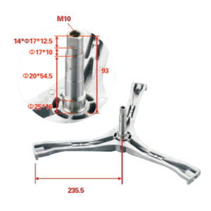 Pièces détachées pour <span class=keywords><strong>lave</strong></span>-<span class=keywords><strong>linge</strong></span> : Support en acier pour trépied, arbre de tambour, araignée d'arbre de <span class=keywords><strong>lave</strong></span>-<span class=keywords><strong>linge</strong></span> - Product Image 5