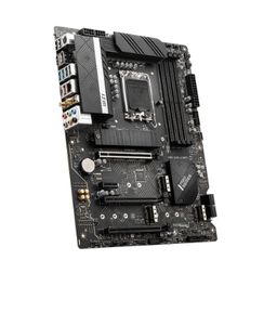 เมนบอร์ด <span class=keywords><strong>MSI</strong></span> <span class=keywords><strong>Pro</strong></span> <span class=keywords><strong>Z690</strong></span>-<span class=keywords><strong>A</strong></span> WiFi (ATX, Intel Core รุ่น12th, ซ็อกเก็ต LGA 1700, DDR5, PCIe 4, cfx, ช่องเสียบ M.2, 6E Wi-Fi) - Product Image 3