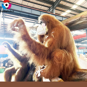 Personnalisez une variété d'orangs-outans ou <span class=keywords><strong>de</strong></span> singes hautement simulés statues d'animaux grandeur nature - Product Image 2