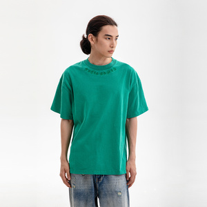 Europa y los Estados Unidos Precio de fábrica Odm Patrón impreso Camiseta de hombre Camiseta de algodón para hombre - Product Image 4