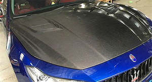 Capó delantero de alta calidad para Maserati Ghibli 2014-2016 cubierta de capó de motor de estilo aspace de fibra de carbono capó ventilado 1 pieza - Product Image 6