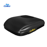 Climatiseur de toit Colku GCA28f 110V à onduleur pour camion, camping-car, caravane, fourgonnette avec lumière d'ambiance