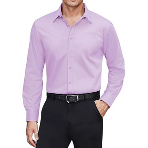 <span class=keywords><strong>เสื้อ</strong></span>เชิ้ตแขนยาวผู้ชายไซส์ใหญ่ สีพื้น ผ้าไม่ยับ สไตล์ลำลองธุรกิจ <span class=keywords><strong>เสื้อ</strong></span>เชิ้ตติดกระดุมผู้ชาย - Product Image 3