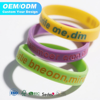 Pulsera de Silicona Suave, Resistente al Agua, Ecológica y Duradera, con Logotipo Personalizado para Eventos, Recuerdo de Fiesta