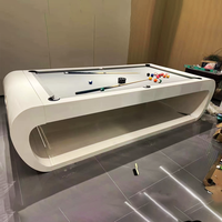 Venta Directa de Fábrica, Precio Competitivo, Mesa de Billar de Lujo de Madera Sólida con Cojín de Pizarra de 7/8/9 pies