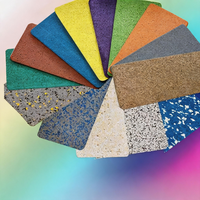 Tapis de sol durable en caoutchouc recyclé PU/EPDM/SBR, amortissant et insonorisant pour aires de jeux publiques, gymnases et lieux de divertissement pour enfants