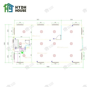 Nhà máy nóng bán đầy đủ nội thất prefab mở rộng container nhà với nhà vệ sinh phòng tắm - Product Image 6