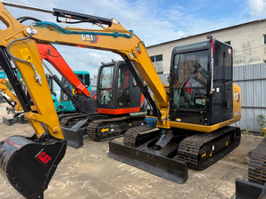 Excavatrice CAT 305.5E2 d'occasion, faible nombre d'heures de travail, certifiée CE EPA, pelle compacte de 5,5 tonnes, bon état, en stock - Product Image 5