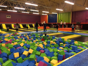 Solution de parc d'aventure <span class=keywords><strong>commercial</strong></span> personnalisé, aire de jeux intérieure avec parc de trampolines, arène de ninja tag pour <span class=keywords><strong>centre</strong></span> de divertissement - Product Image 6