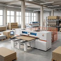 Sierra de Panel Automática Computarizada CMJ-2850 CNC para Madera, Longitud de Corte 2850mm, Alta Resistencia y Precisión