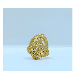 Elegant Gold <b>Ring</b> with Modern Openwork Design Lightweight Designer <b>Finger</b> <b>Ring</b> for Women Daily Wear and Special Occasions - Product Image 2