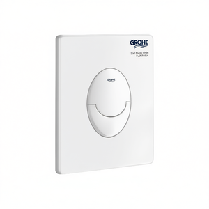 Placa de Inicio Mod Plate Blanca para Inodoro con Botón de Descarga Doble, Diseño Minimalista para Tanque Empotrado - Product Image 3