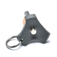 Acier inoxydable 304, 6 mm, 8 mm, 10 mm, goupille à ressort à trois fleurs à dégagement rapide, zinguée, pour toile de voilier et capote Bimini