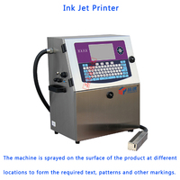 Industriële hogesnelheids CIJ inkjetprinter met motor & tandwiel voor het printen van verpakkingsdata/batchnummer/QR-code op flessen, blikken en kartons