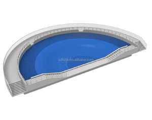 Surfstage Cannon Beach Wave Rider Unisexe Endless Wave Surf Park <span class=keywords><strong>Équitation</strong></span> Piscine Équipement Grand Camp <span class=keywords><strong>de</strong></span> Surf en forme <span class=keywords><strong>d</strong></span>'éventail - Product Image 2