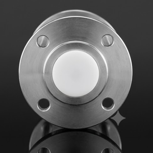 Válvula de servicio de agua con brida y mirilla de plástico industrial tipo tuerca para indicador de flujo tubular - Product Image 3
