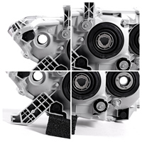 Ensemble de phares de voiture pour Toyota Highlander 2012-2014, type USA, phare avant, accessoires de lumière avant, pièces détachées