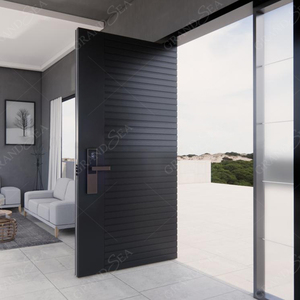 Grandsea <span class=keywords><strong>prix</strong></span> d'usine <span class=keywords><strong>porte</strong></span> pivotante d'<span class=keywords><strong>entrée</strong></span> moderne en aluminium blindé extérieur antivol portes d'<span class=keywords><strong>entrée</strong></span> pour maisons Villa - Product Image 1