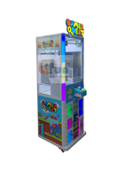 LIFUN Gamer Quest Machine à griffes d'arcade à monnayeur avec construction en métal et plastique, prise en charge de l'anglais, 5 casiers à prix