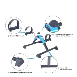 Gamba Braccio Trainer riabilitazione ciclismo bici magnetica sotto la scrivania Mini ciclo di esercizio bici per anziani