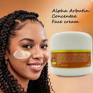 Crème pour le visage à l'alpha-arbutine, atténue les taches brunes, les cicatrices d'acné, les dommages du soleil, le mélasma, unifie le teint, hydrate en profondeur, douce et sûre - Product Image 3