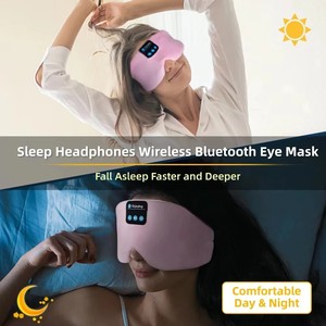 Masque de sommeil Bluetooth en soie de luxe avec écouteurs ultra-fins intégrés - Product Image 3
